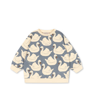 Sweat-shirt Konges Sløjd – LOUPY PRINT SWEAT SHIRT GOTS | Swan