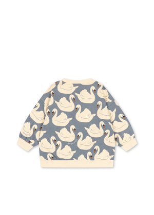 Konges Sløjd Sweatshirt – LOUPY PRINT SWEAT SHIRT GOTS | Swan