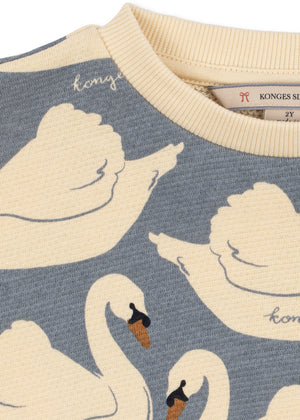 Konges Sløjd Sweatshirt – LOUPY PRINT SWEAT SHIRT GOTS | Swan