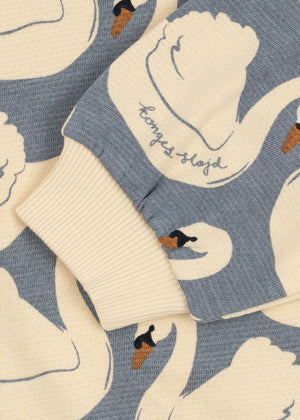 Konges Sløjd Sweatshirt – LOUPY PRINT SWEAT SHIRT GOTS | Swan