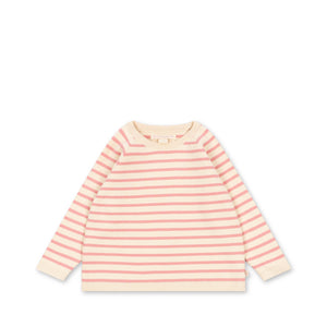 Konges Sløjd Pullover "Buma" | Peony Butter Stripe