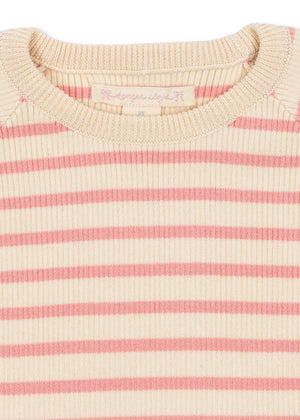 Konges Sløjd Pullover "Buma" | Peony Butter Stripe