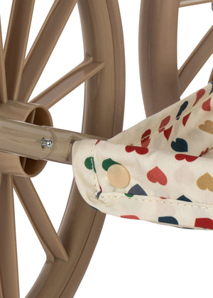 Konges Sløjd Puppenwagen "Minnie Doll Pram Coeur Coloré"