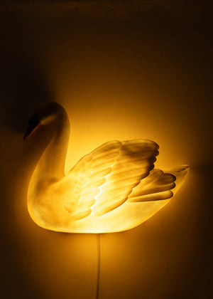 Konges Sløjd Kinderzimmer Wandlampe Schwan "Swan" | Beige