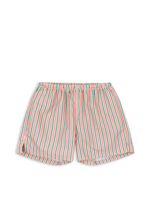 Konges Sløjd Badehose Asnou Blush Stripe mit UV-Schutz UPF 50+ für Kinder