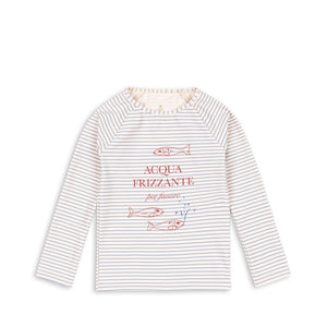 Konges Sløjd UV Badeshirt "Aster" | Stripe Bluie