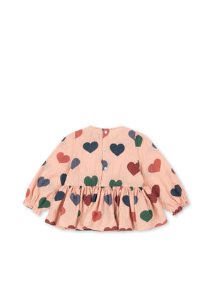 Konges Sløjd Shirt "Elin" Coeur Rose Coloré