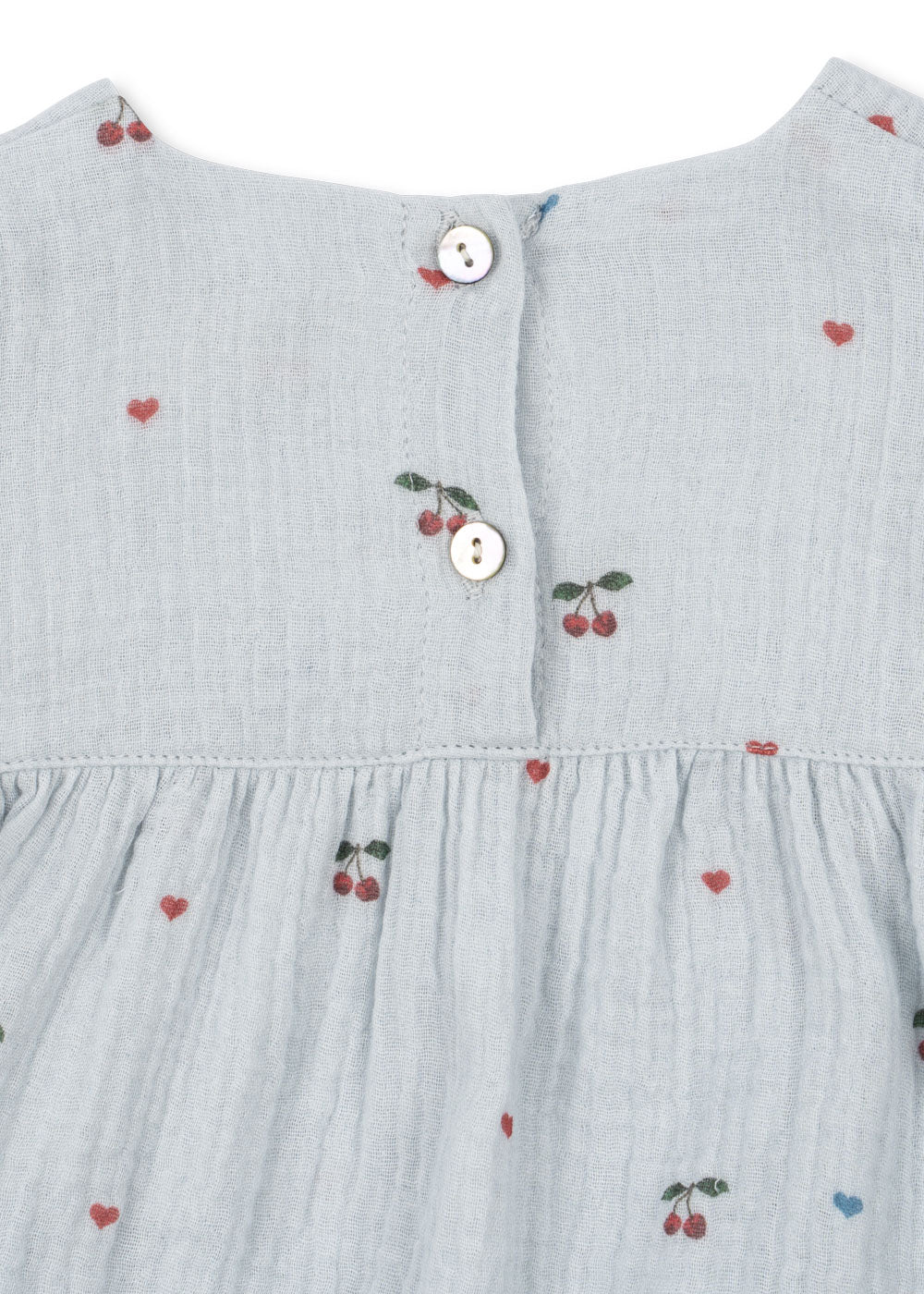 Konges Sløjd Onesie Coco | Cherry Blue Coeur