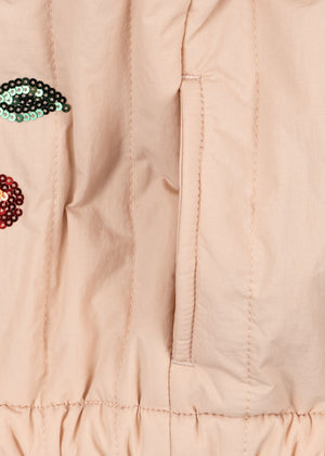 Konges Sløjd Pailletten-Bomberjacke – Juno in Cameo Rose – Detailansicht 4