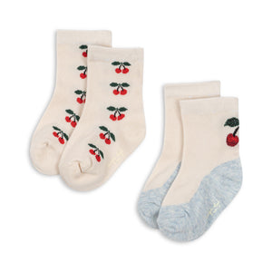 Konges Sløjd Socken 2er-Pack | Cherry Mix