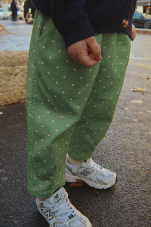 Konges Sløjd Hose – NOLA Pants GOTS | Dot Pistacchi