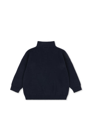 Konges Sløjd Mano Half-Zip-Pullover | Total Eclipse