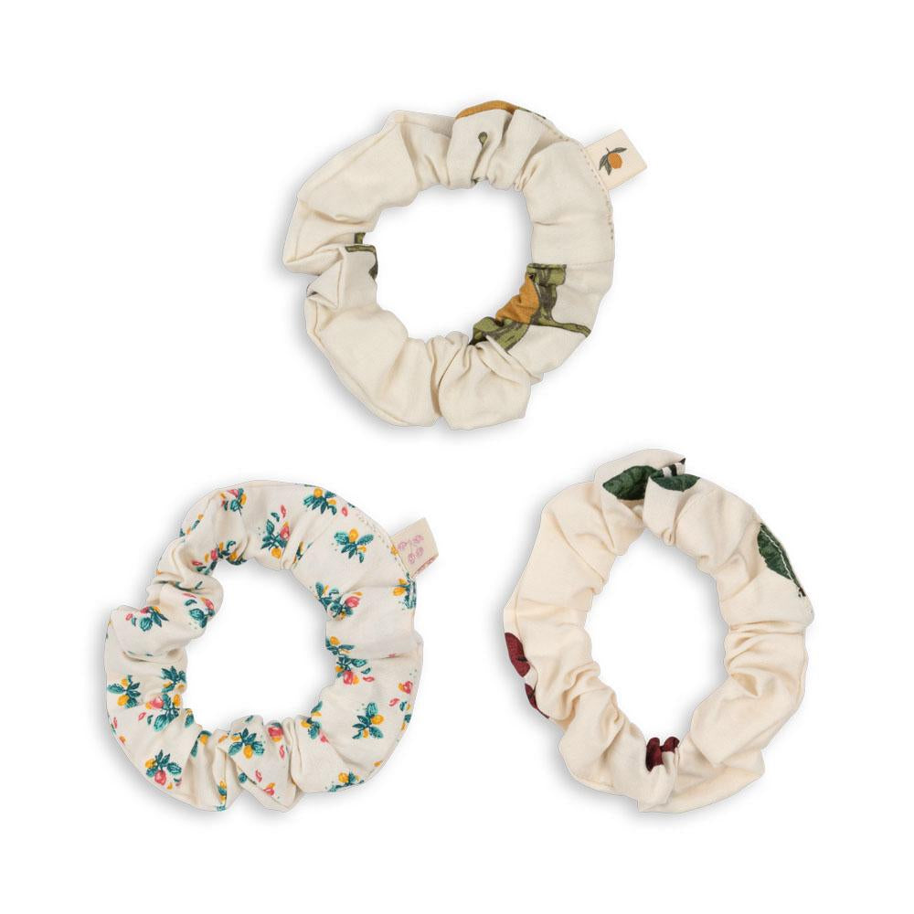Konges Sløjd Haargummi Scrunchie 3er Set Cherry Lemon