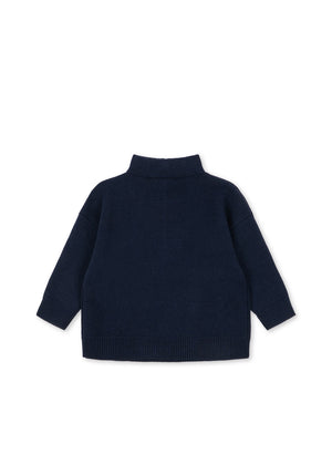 Konges Sløjd Mano Half-Zip-Pullover | Total Eclipse