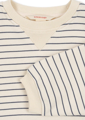 Konges Sløjd Sweatshirt "Amio" Captains Blue | Antique White
