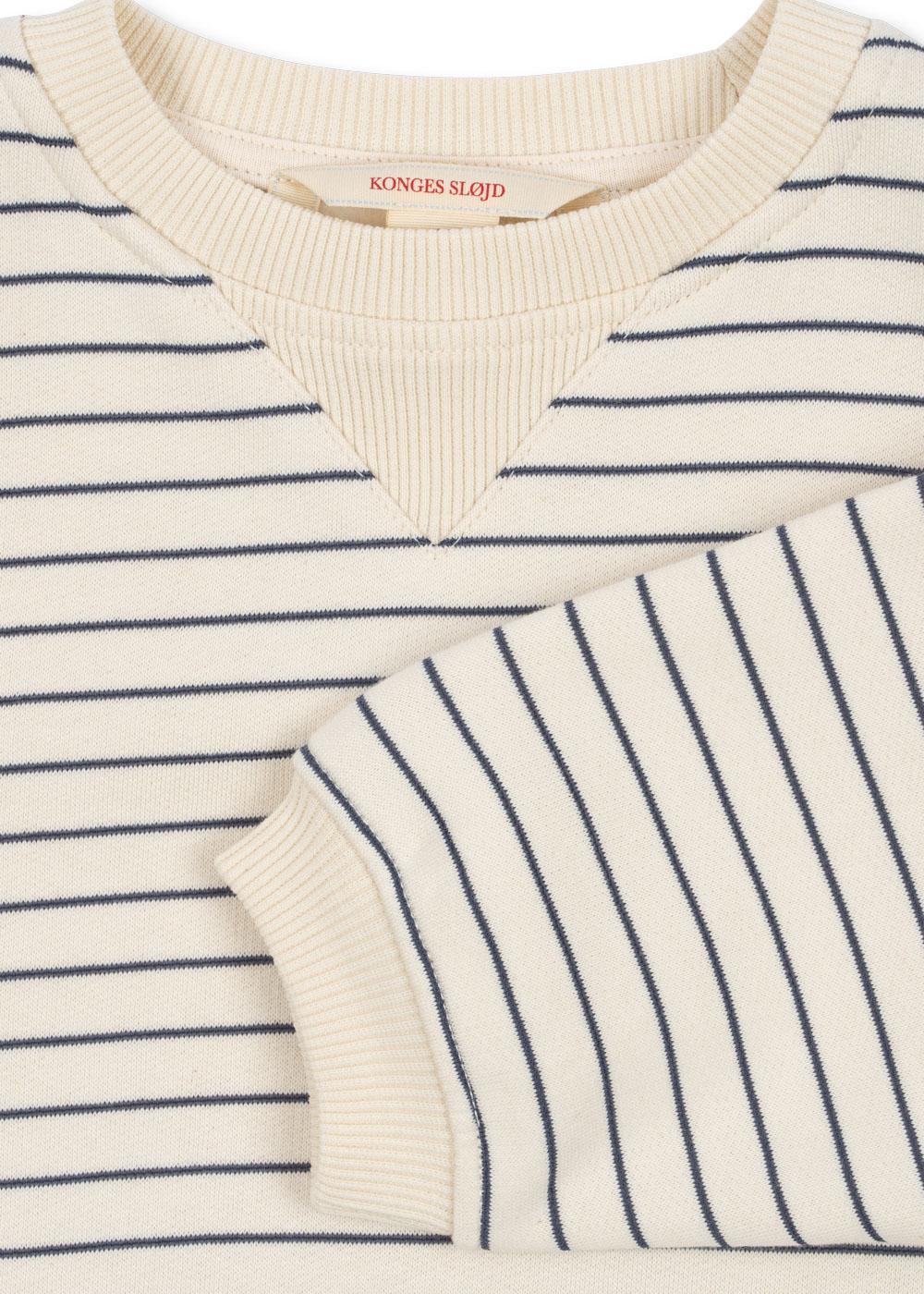 Konges Sløjd Sweatshirt "Amio" Captains Blue | Antique White