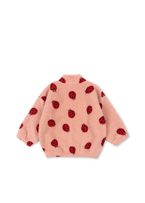 Konges Sløjd Jacke "Jody Teddy" | Ladybug Pink