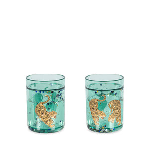Konges Sløjd Drinking Cup – 2 PACK Glitter CUPS | Tiger Ruggito