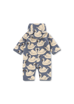 Konges Sløjd Teddy-Overall – Jody in Swan – Detailansicht 3