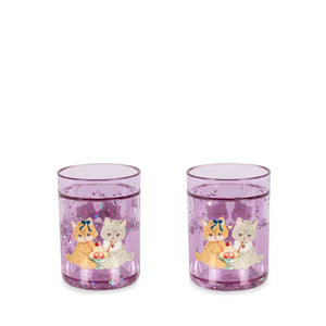 Konges Sløjd Trinkbecher – 2 PACK Glitter CUPS | Kitty Gelateria