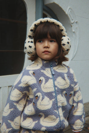 Konges Sløjd Teddy-Jacke – Jody in Swan – Detailansicht 2