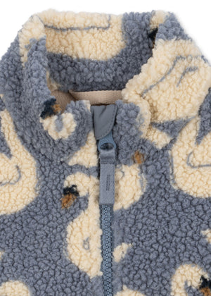 Konges Sløjd Teddy-Jacke – Jody in Swan – Detailansicht 4