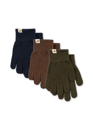 Konges Sløjd Handschuhe – 3 PACK Filla Gloves | Forest Mix