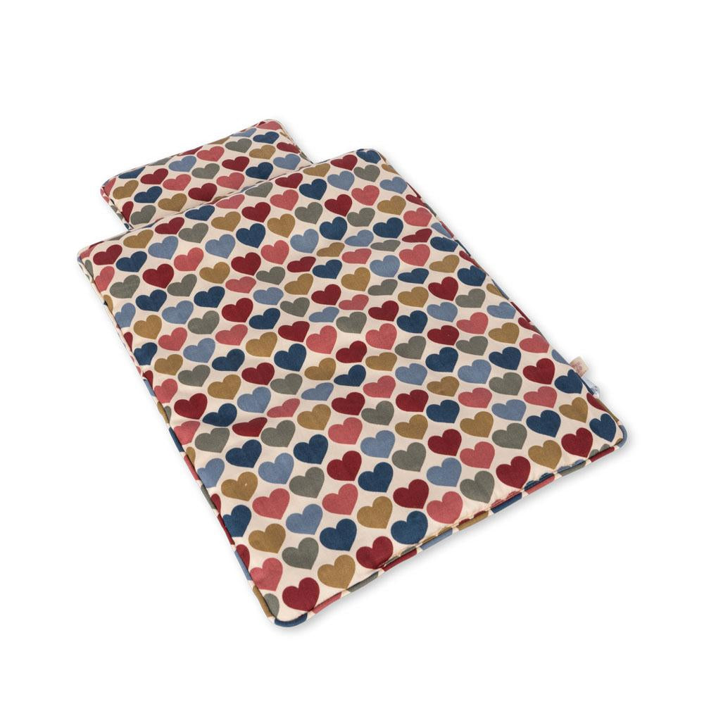 Konges Sløjd Bettwäsche für Puppen "Coeur Bisous"