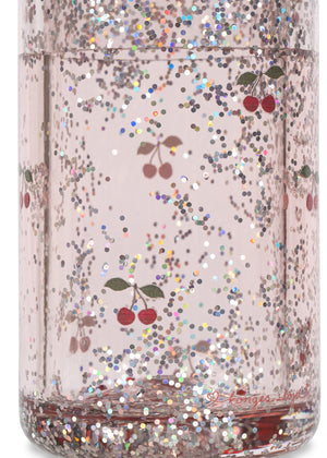 Konges Sløjd Glitzer-Trinkflasche | Cherry