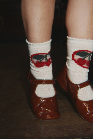 Konges Sløjd Chaussettes lot de 2 | Cherry/Rose