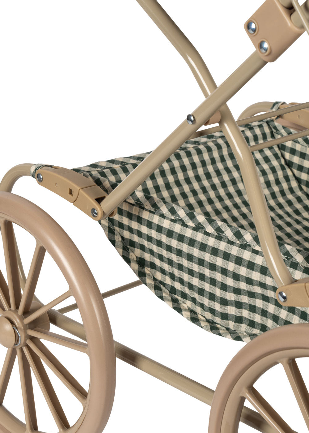 Konges Sløjd Puppen-Kinderwagen "Smoke Pine Check"