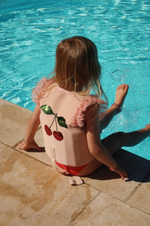 Konges Sløjd Gilet de natation en néoprène "Gemma" Evening Sand