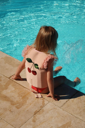 Konges Sløjd Gilet de natation en néoprène "Gemma" Evening Sand