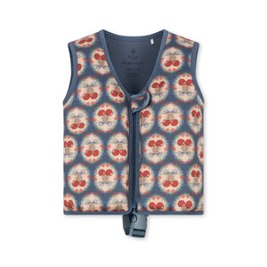 Konges Sløjd Neopren Schwimmweste "Ellis" Cherry Bow Blue