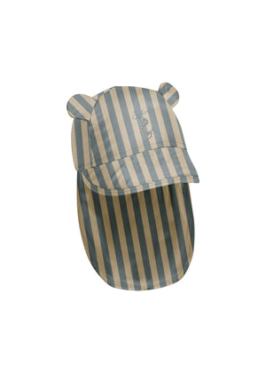 Konges Sløjd Sun Hat "Aster Bear" Sailor Stripe