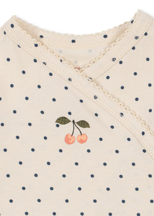 Konges Sløjd Wickelbody – Basic LS Newborn BODY GOTS | Blue Dot