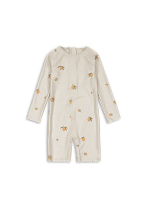 Konges Sløjd Aster Onesie Mon Grand Citron, Baby-Onesie mit Zitronenmotiv