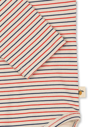 Konges Sløjd Bodysuit "Basic Ls Body Gots" | Stripe Tricolore Petit