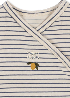 Sløjd Wickelbody – Basic LS Newborn BODY GOTS | Stripe Como