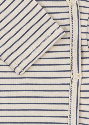 Sløjd Wickelbody – Basic LS Newborn BODY GOTS | Stripe Como
