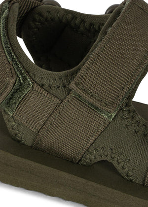 Konges Sløjd Bade-Sandalen "Solid" Burnt Olive