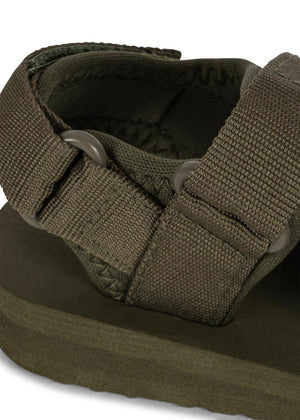 Konges Sløjd Bade-Sandalen "Solid" Burnt Olive