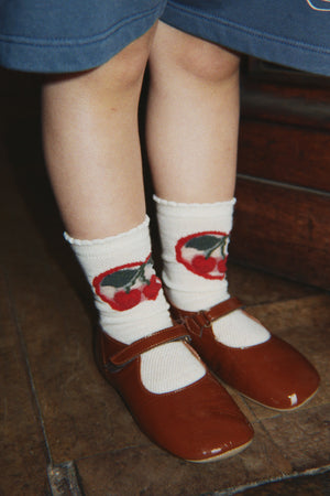 Konges Sløjd Chaussettes lot de 2 | Cherry/Rose
