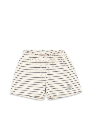 Konges Sløjd Lou Sweatshorts Flintstone Stripe, Kinder-Sweatshorts aus Bio-Baumwolle