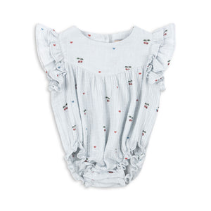 Konges Sløjd Onesie Coco | Cherry Blue Coeur