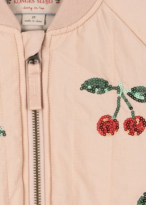 Konges Sløjd Pailletten-Bomberjacke – Juno in Cameo Rose – Detailansicht 5