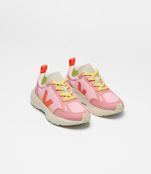 Veja Small Canary Light Alveomesh | Guimauve Orange-Fluo Mary