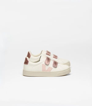 Veja Small Esplar Leather | Extra-White Petale Nacre