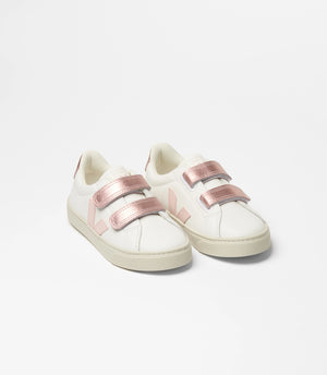 Veja Small Esplar Leather | Extra-White Petale Nacre
