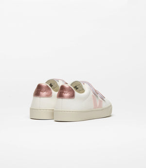 Veja Small Esplar Leather | Extra-White Petale Nacre